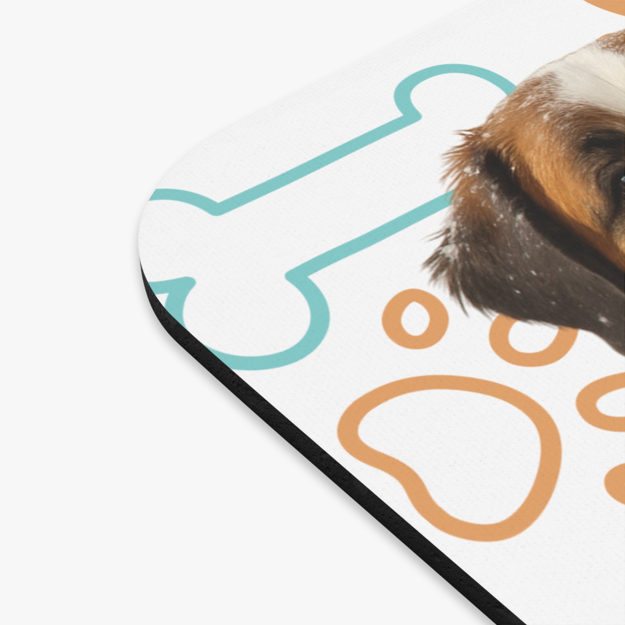 Dog Pattern Rectangle Mouse Pad