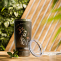Coffee Before Chaos 20oz Tumbler – Skeleton Skull Coffee Travel Cup