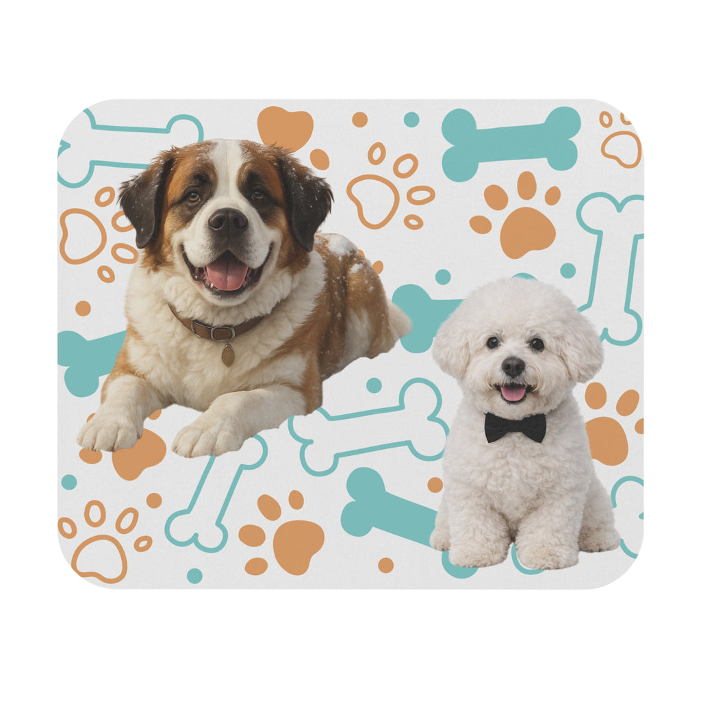 Dog Pattern Rectangle Mouse Pad