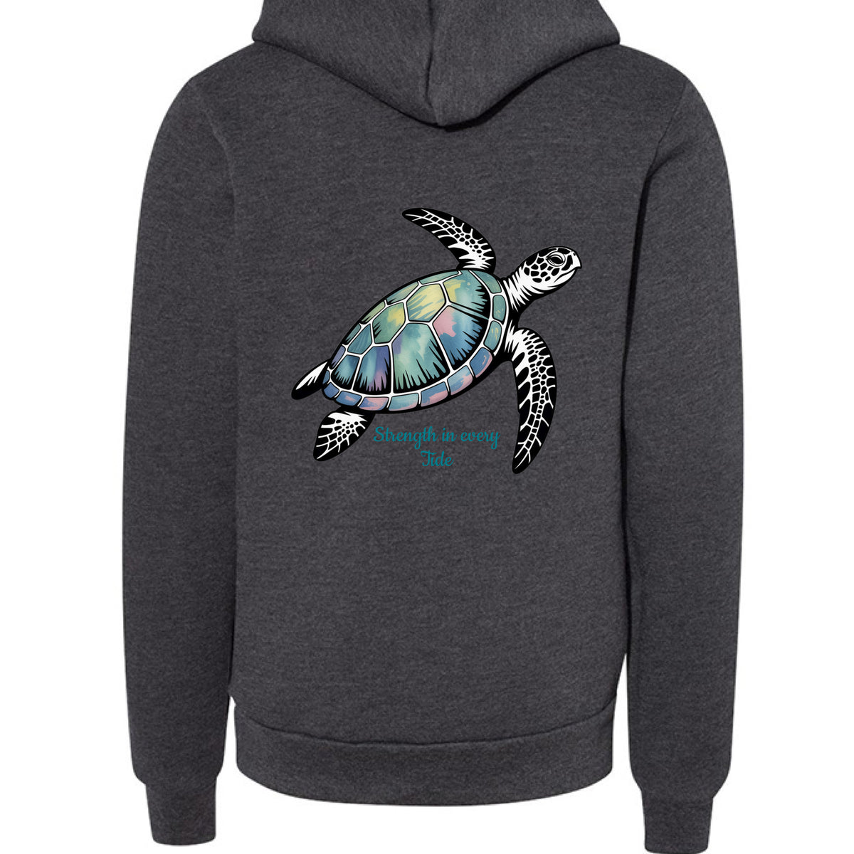 DARK GRY HEATHER - BACK